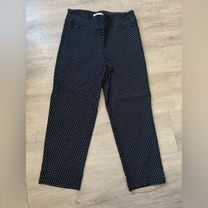 Black Polka Dot Pants size 6